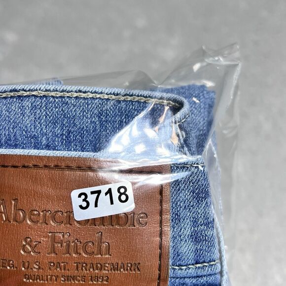 Abercrombie & Fitch Skinny Jeans Mens Size 36 Distressed Inseam 31 in Pockets - Picture 13 of 13